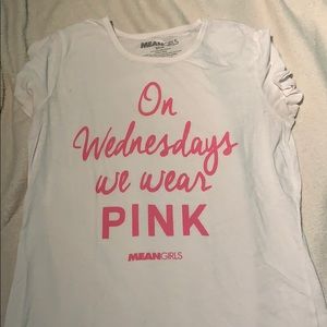On Wednesdays we wear pink t shirt